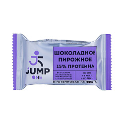 Конфета протеиновая Шоколадное пирожное One | 30 г | Jump. Основа здоровья Уфа. Доставка продуктов.