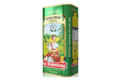 Масло оливковое Extra Virgin La Espanola нерафинированное высшего качества ж/б 1 л