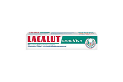 Зубная паста Lacalut sensitive для чувствительной эмали зубов 75 мл