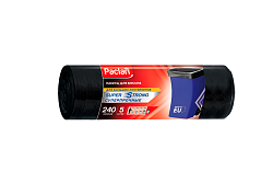 Мешки для мусора Paclan Super strong 240 л 30мкм (130х90см) 5 шт