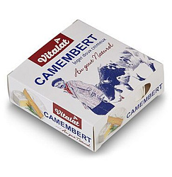 Сыр мягкий Vitalat Камамбер с белой плесенью 45% 125 г