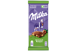 Шоколад молочный Milka с цельным фундуком 85 г