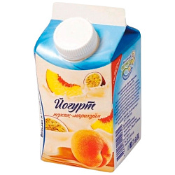 Йогурт Молочный Фермер персик-маракуйя 2.5%