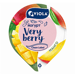 Йогурт Valio Viola Clean Label Манго 2,6% 180 г