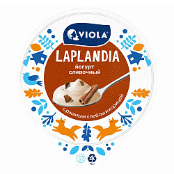 Йогурт Valio Viola Laplandia с ржаным хлебом и корицей 7% БЗМЖ 180 г