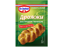 Дрожжи сухие Dr.Oetker хлебопекарные быстродействующие 7 г